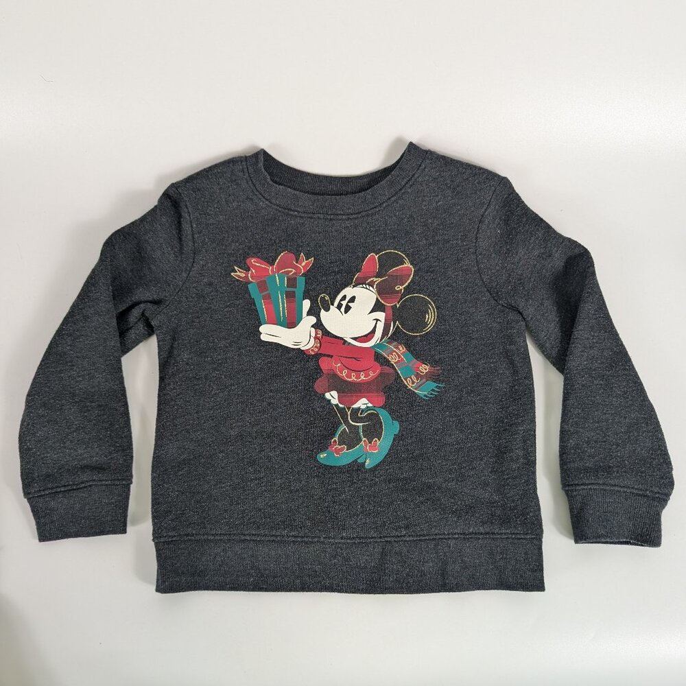 Jumping Beans Christmas Present Minnie Mouse Sweatshirt 4T